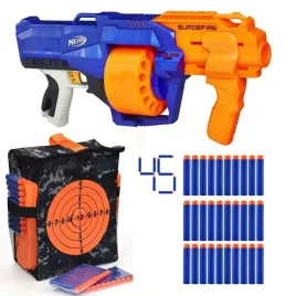 pistolet-nerf-elite-surgefire-zestaw-dodatkowe-strzalki-i-torba-tarcza