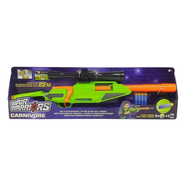 buzzbee-snajperka-carnivore-12-strzalek-do-nerf-material-plastik