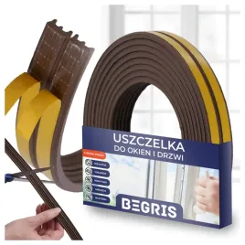 uszczelka-brazowa-typ-e-samoprzylepna-uszczelnienie-drzwi-okien-wyciszajaca