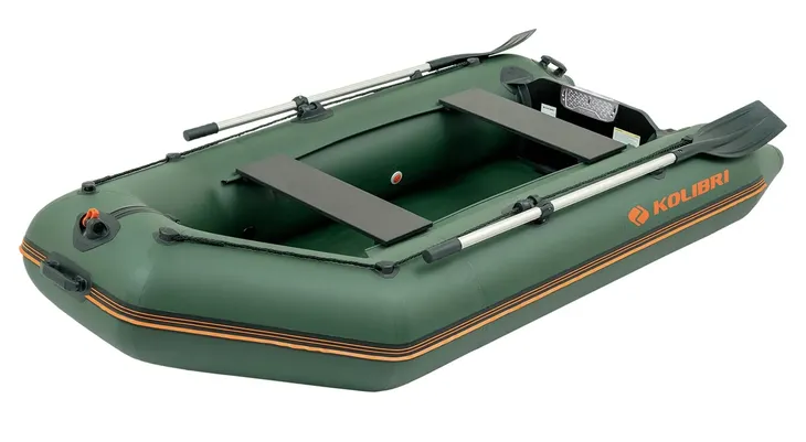 PONTON KOLIBRI KM-300PP ZIELONY Z PODŁOGĄ PEŁNĄ SKŁADANĄ DREWNIANĄ