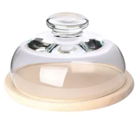 szklany-pojemnik-na-ser-z-drewnianym-spodem-22cm