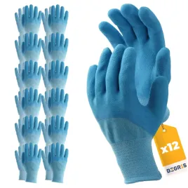 rekawice-robocze-latex-8-rekawiczki-ochronne-spieniony-lateks-niebieskie
