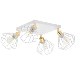 lampa-wiszaca-zyrandol-loft-druciany-biala-zlota