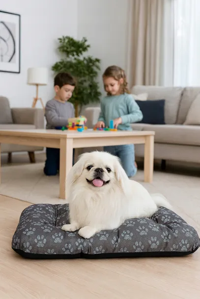 legowisko-dla-psa-poducha-55x40-lapy-len-stan-nowy-rodzaj-poduszka