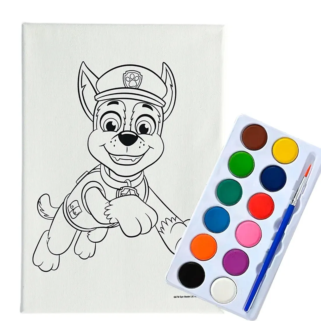 psi-patrol-chase-obraz-do-malowania-plotno-farby-stan-nowy