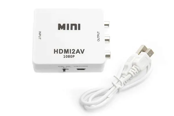 konwerter-adapter-hdmi-do-av-cinch-cvbs-audio-stan-nowy