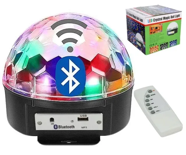 kula-dyskotekowa-led-disco-bluetooth-usb-pilot-stan-nowy