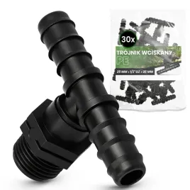 30x-trojnik-pe-25x1-2-gzx25-wciskany-zlaczka-lacznik-rury-kroplujacej