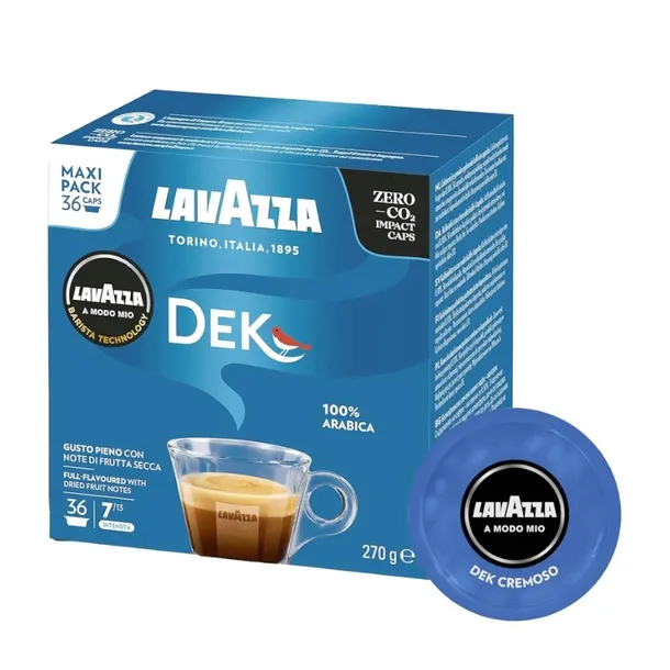 Kapsułki Lavazza A Modo Mio DEK Bezkofeinowa 36szt MAXI PACK