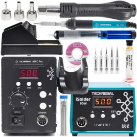 lutownica-kolbowa-zestaw-techrebal-isolder-hot-air-techrebal-858d-akcesoria