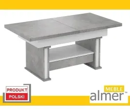 lawostol-stollawa-l16-z-szuflada-rozkladany-do-170cm-jasny-beton-bialy