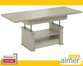 lawostol-stol-lawa-l16-szuflada-polka-rozkladany-160cm-dab-sonoma