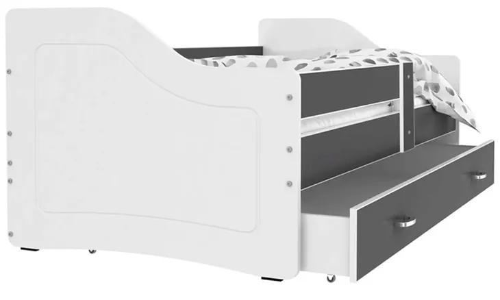 Łóżko dziecięce 160x80 szuflada + materac SWEETY