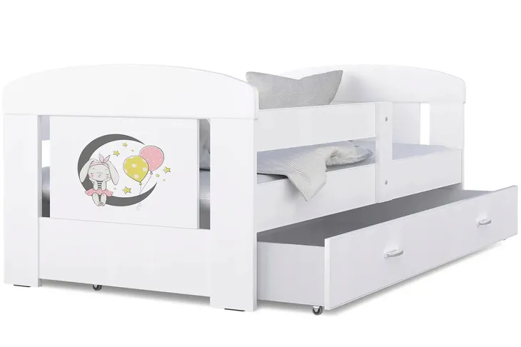 Łóżko dziecięce 160x80 szuflada materac Filip