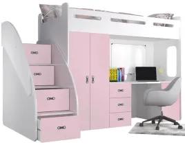 lozko-pietrowe-200x80-materac-biurko-zuzia-plus