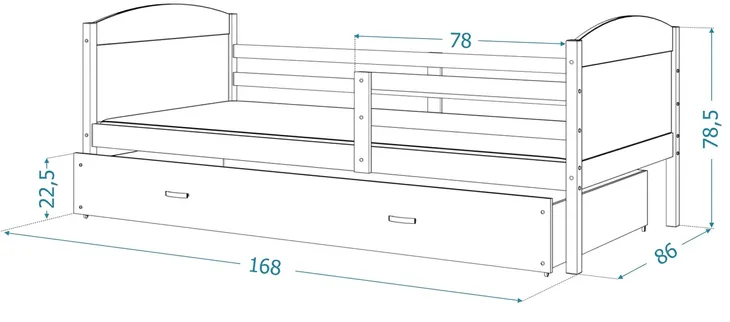 lozko-dzieciece-160x80-sosna-biale-mateusz-p-dlugosc-168-cm
