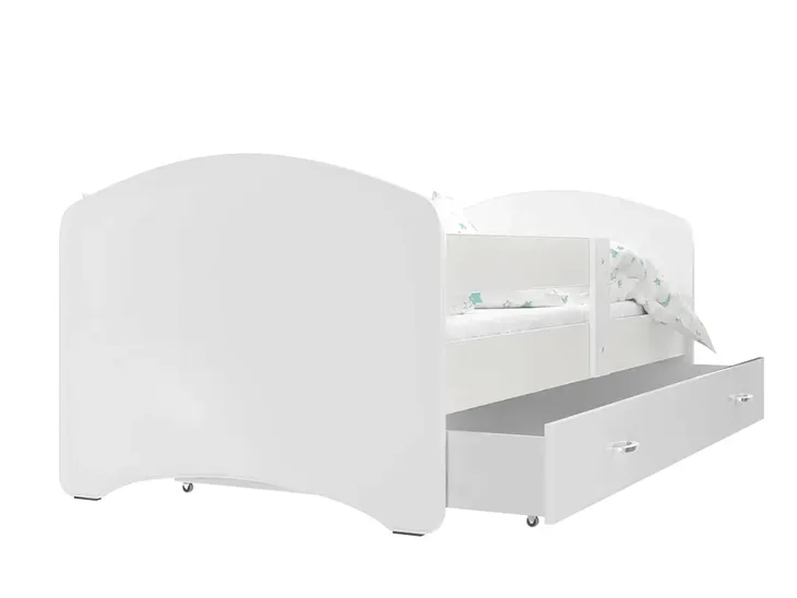 Łóżko 180x90 szuflada + materac LUKI