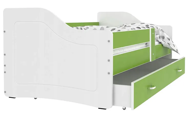 Łóżko dziecięce 160x80 szuflada + materac SWEETY