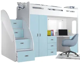 lozko-pietrowe-200x80-materac-biurko-zuzia-plus