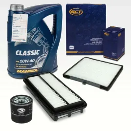 Zdjęcie produktu Zestaw filtrów +olej 10w40 Kia Picanto 1.0 1.1