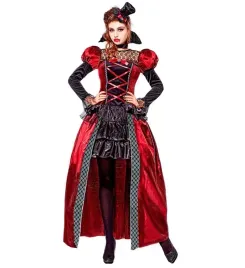 stroj-wampirzyca-vamp-drakula-gotyk-halloween-s