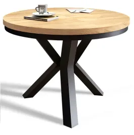 stol-rozkladany-fi-100-140-loft-okragly-nogi-metal