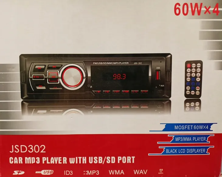 radio-samochodowe-mp3-usb-sd-bluetooth-60w-x4-stan-nowy