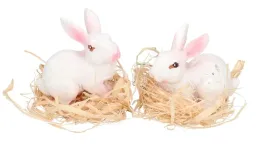 zajac-zajaczki-wielkanocne-2-szt-figurki-sianko