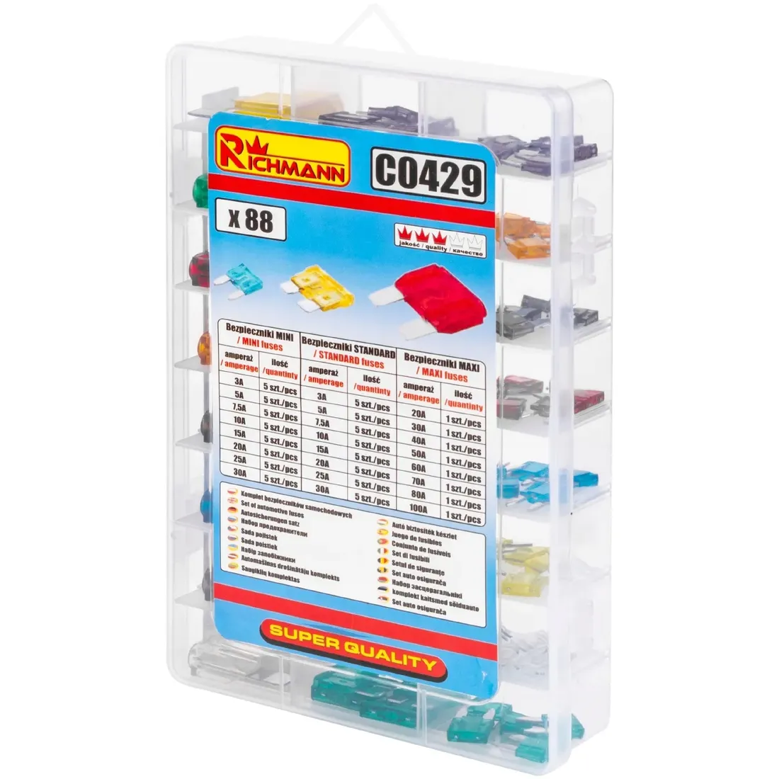 richmann-zestaw-bezpiecznikow-mini-std-maxi-c0429-stan-nowy