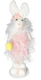 zajac-zajaczek-wielkanocny-figurka-dziewczynka