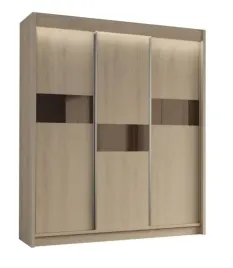szafa-trzydrzwiowa-180cm-dab-sonoma-lacobel-l180