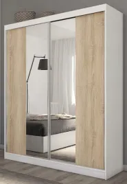 szafa-przesuwna-160cm-biala-sonoma-lustro-lu160