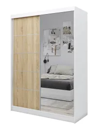 szafa-przesuwna-160-cm-biala-sonoma-lustro-m160