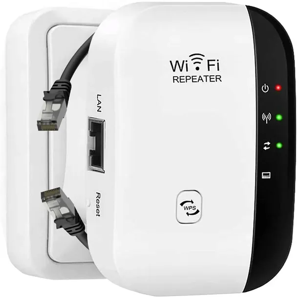 WZMACNIACZ SYGNAŁU WiFi MOCNY ZASIĘG REPEATER 300MB/S NIE PRZERYWA