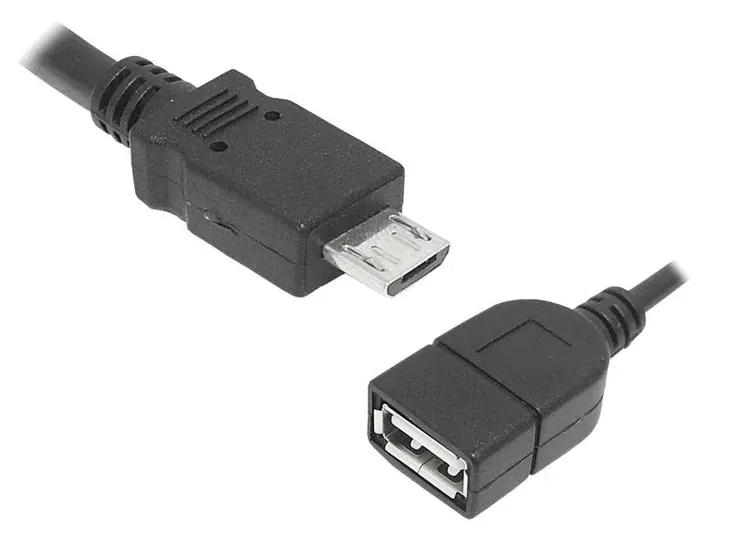 kabel-usb-gniazdo-a-wtyk-micro-usb-15cm-stan-nowy