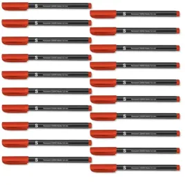 cienkopis-do-plyt-foliopis-s-04mm-czerwony-zestaw-20-szt
