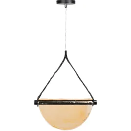 lampa-sufitowa-led-na-pasku-pomaranczowy-klosz