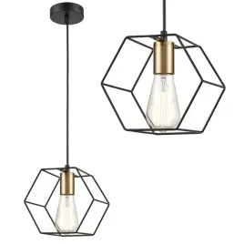 lampa-wiszaca-metalowa-industrialna-black-gold-e27