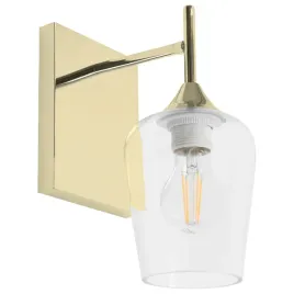 lampa-scienna-kinkiet-zloty-przezroczysty-klosz