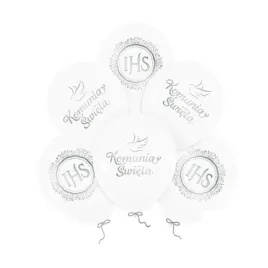 balony-lateksowe-eco-pierwsza-komunia-ihs-30-cm-6-szt