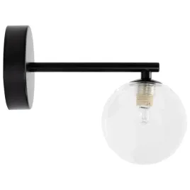 lampa-scienna-kinkiet-czarny-szklana-kula-black