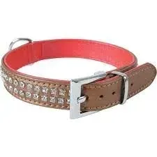 zolux-obroza-z-cyrkoniami-2-rzedy-45cm-brazowa