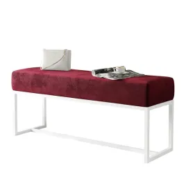 lawka-tapicerowana-loft-candy-bialy-stelaz-80-cm