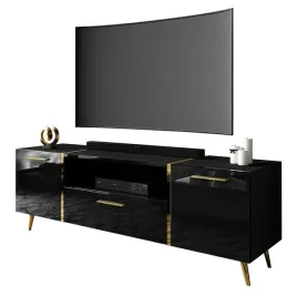 szafka-rtv-onyx-stolik-zlote-nogi-czarny-polysk