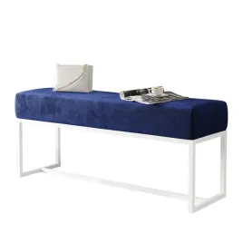 lawka-tapicerowana-loft-candy-bialy-stelaz-80-cm