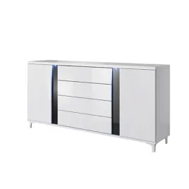 komoda-marco-bialy-polysk-czarne-wstawki-led