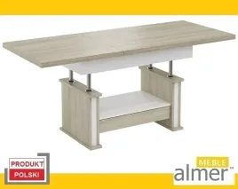 lawostol-stol-lawa-l29-szuflada-rozkladany-do-200cm-dab-sonoma-bialy