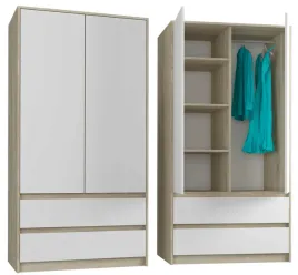 szafa-garderoba-b-9-o-szerokosci-90cm-w-kolorze-sonoma-mix-bialy