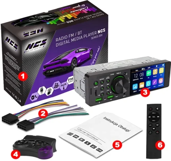 radio-samochodowe-1din-ekran-41-usb-bluetooth-sd