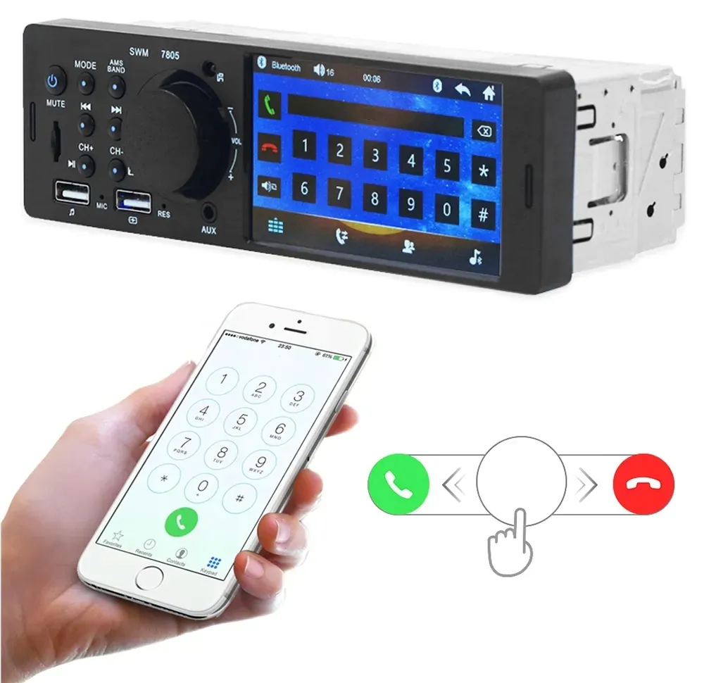 radio-samochodowe-1din-ekran-41-usb-bluetooth-sd